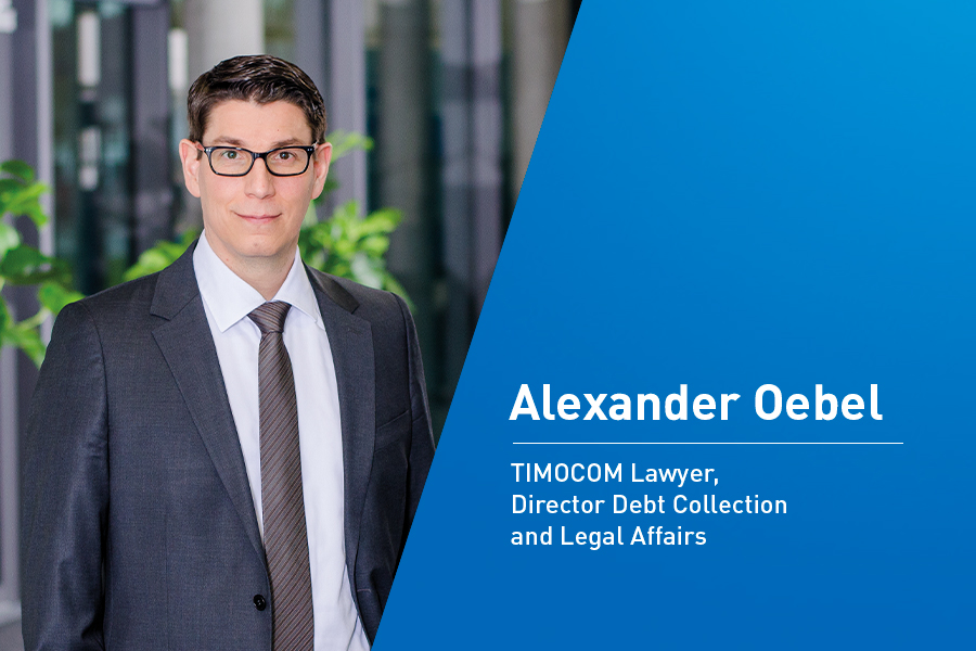 Interviu Alexander Oebel, jurist TIMOCOM, Director Debt Collection & Legal Affairs
